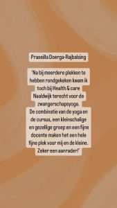 Zwangerschapsyoga Naaldwijk